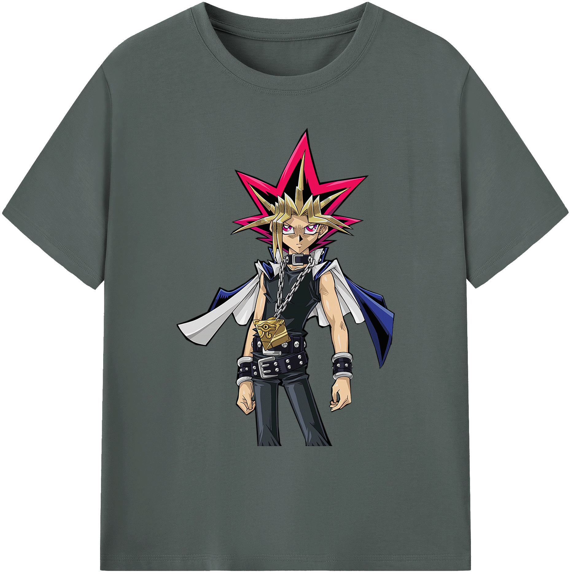 （画像用） 遊☆戯☆王 Yu-Gi-Oh! 綿100％ メンズ半袖Tシャツ｜肌触りやわらか＆通気性